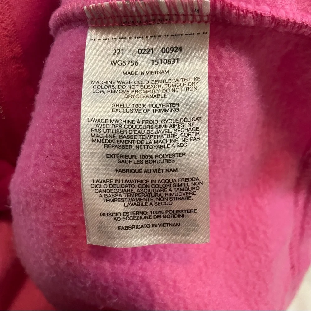 Columbia Benton Springs‎ Bright Pink Full-Zip Fleece Jacket